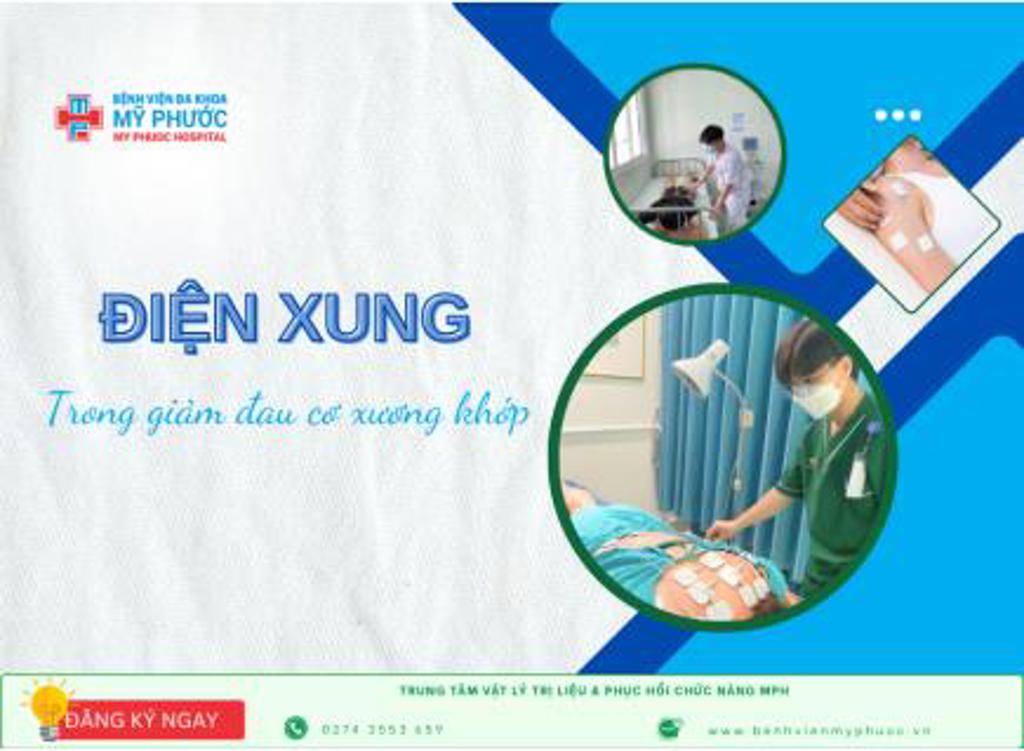 Điện xung giảm đau cơ xương khớp – Phương pháp hiệu quả, an toàn tại Bệnh viện Đa khoa Mỹ Phước