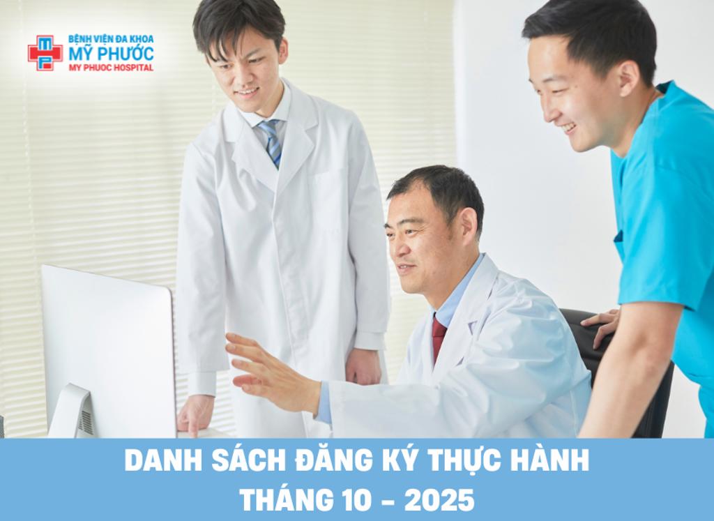 DANH SÁCH ĐĂNG KÝ THỰC HÀNH THÁNG 10 - 2025