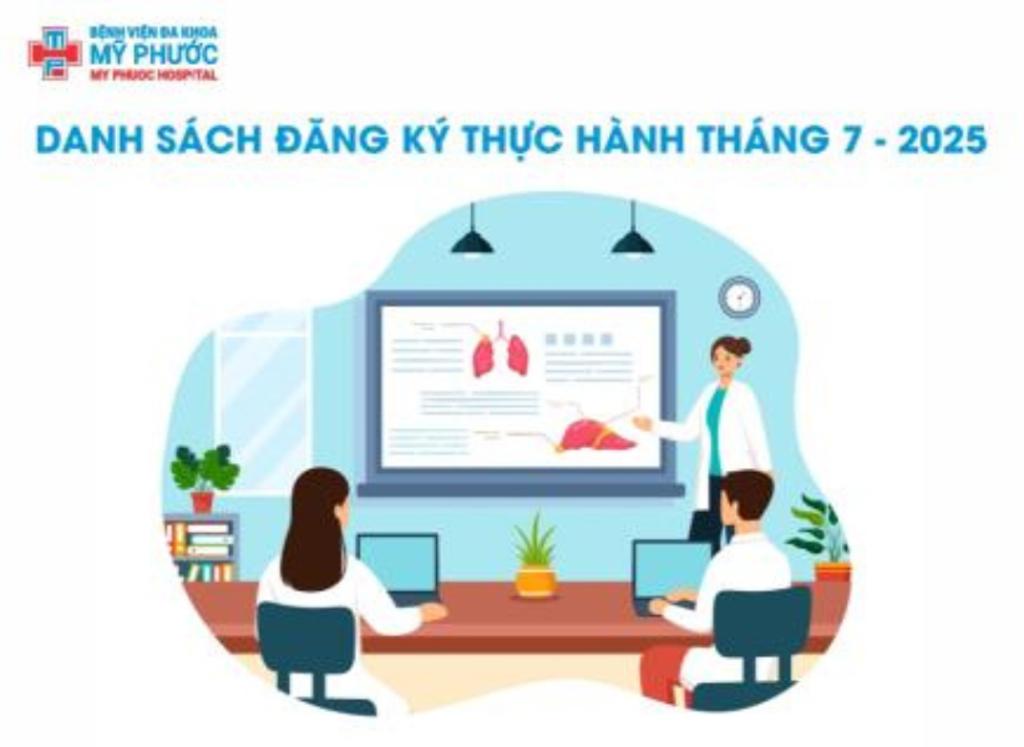 DANH SÁCH ĐĂNG KÝ THỰC HÀNH THÁNG 7 - 2025