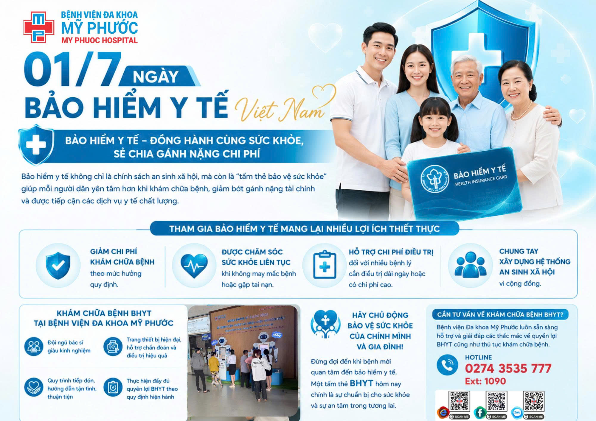 HƯỞNG ỨNG NGÀY BẢO HIỂM Y TẾ VIỆT NAM (01/7)