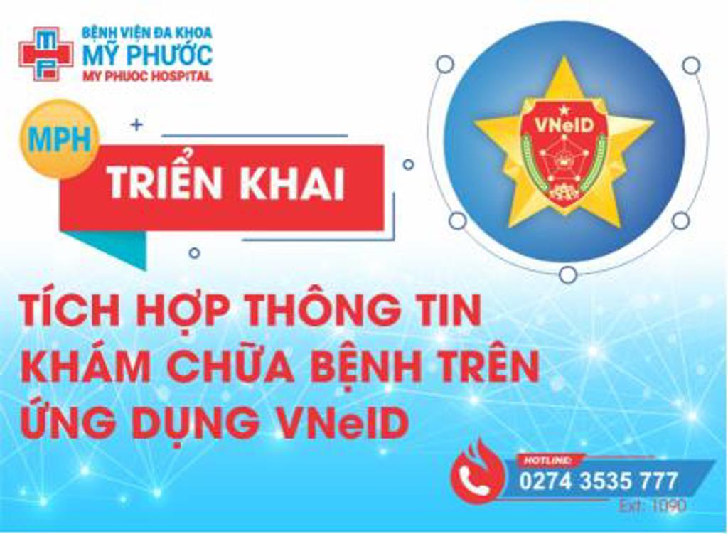 Bệnh viện đa khoa Mỹ Phước triển khai thông tin khám chữa bệnh trên ứng dụng VNeID
