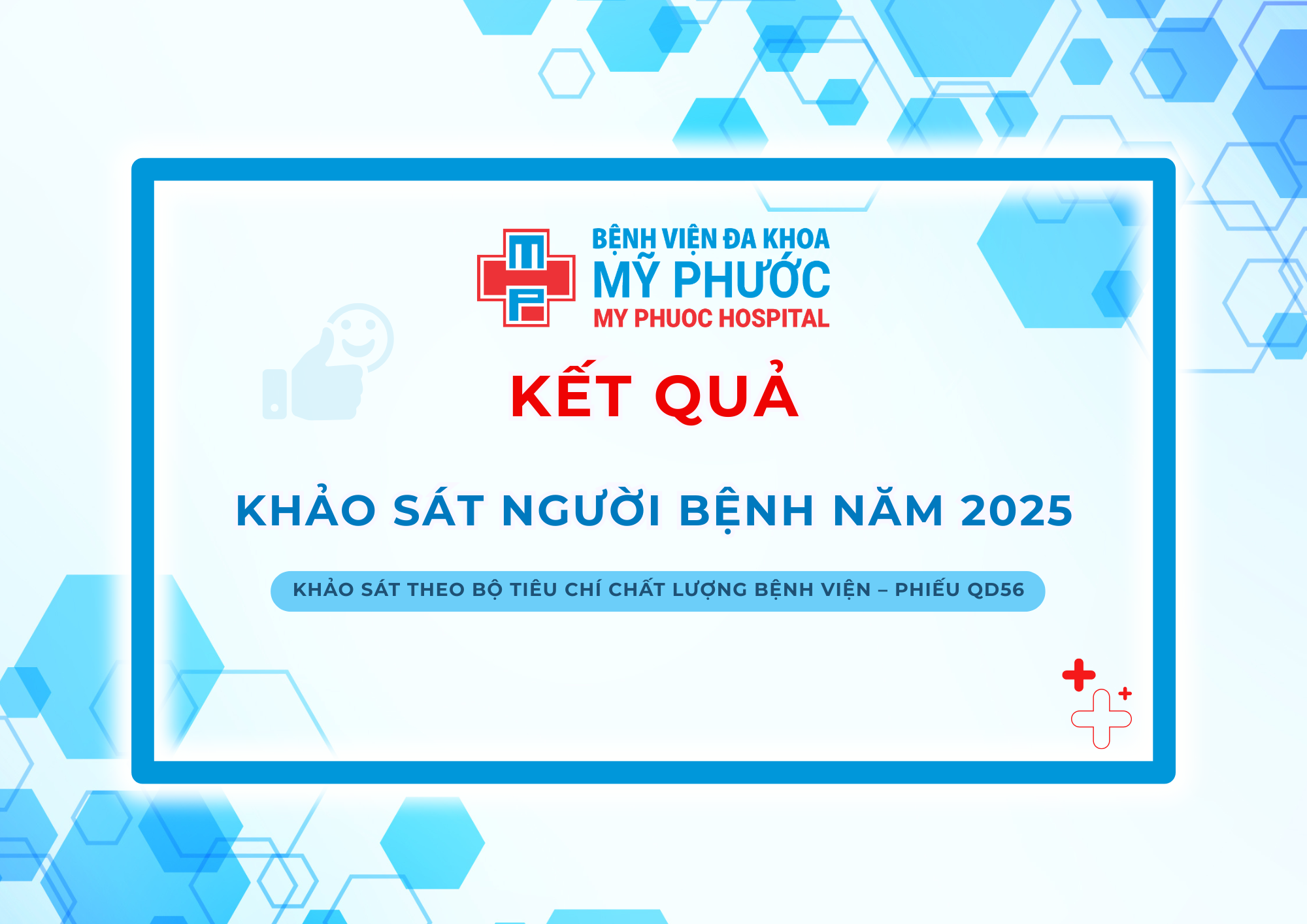 Kết quả khảo sát người bệnh năm 2025